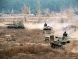 Артиллеристы провели боевые стрельбы на полигоне в Днепропетровской области