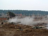 Артиллеристы провели боевые стрельбы на полигоне в Днепропетровской области