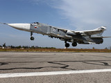 Операцию выполнил бомбардировщик Су-24
