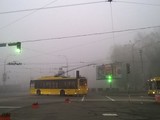 У Києві в першій половині дня очікується сильний туман