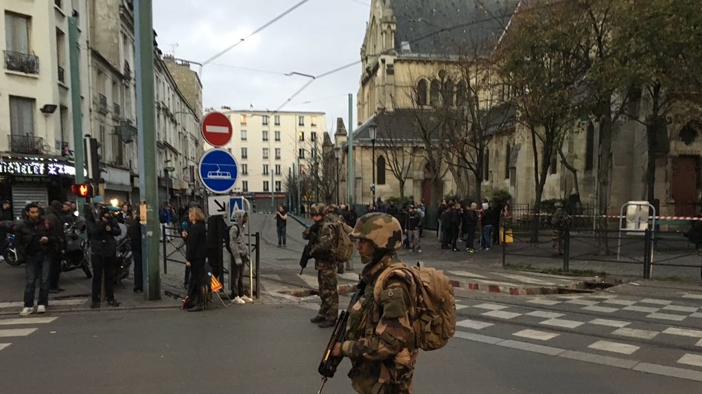 Антитеррористическая операция в Сен-Дени