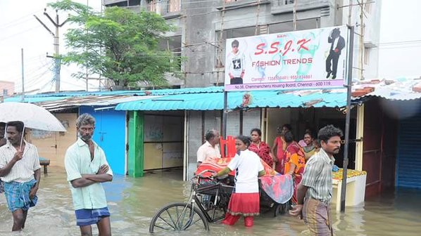 Повінь в індійському штаті Таміл-наду