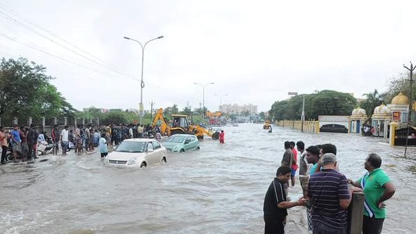 Повінь в індійському штаті Таміл-наду
