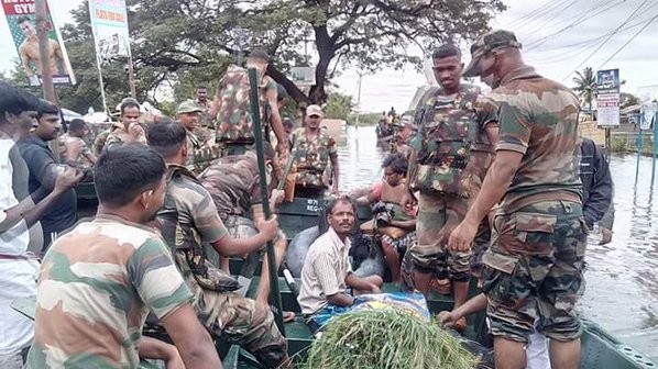 Повінь в індійському штаті Таміл-наду