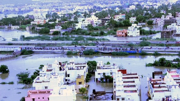 Повінь в індійському штаті Таміл-наду