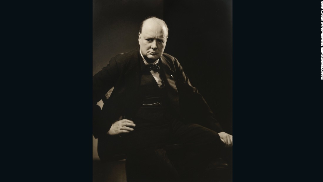 Edward Steichen. Портрет Вінстона Черчілля. 1932 рік.