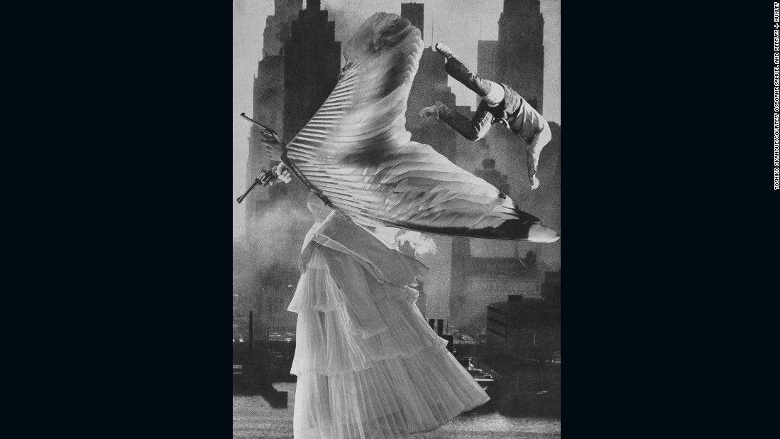 Автор Toshiko Okanoue. Колаж "Ангел". 1954 рік