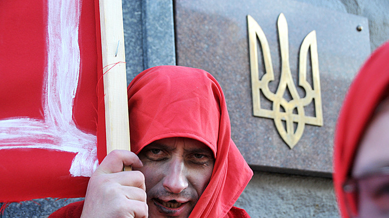 Учасники акції "Вєрньом всьо взад"