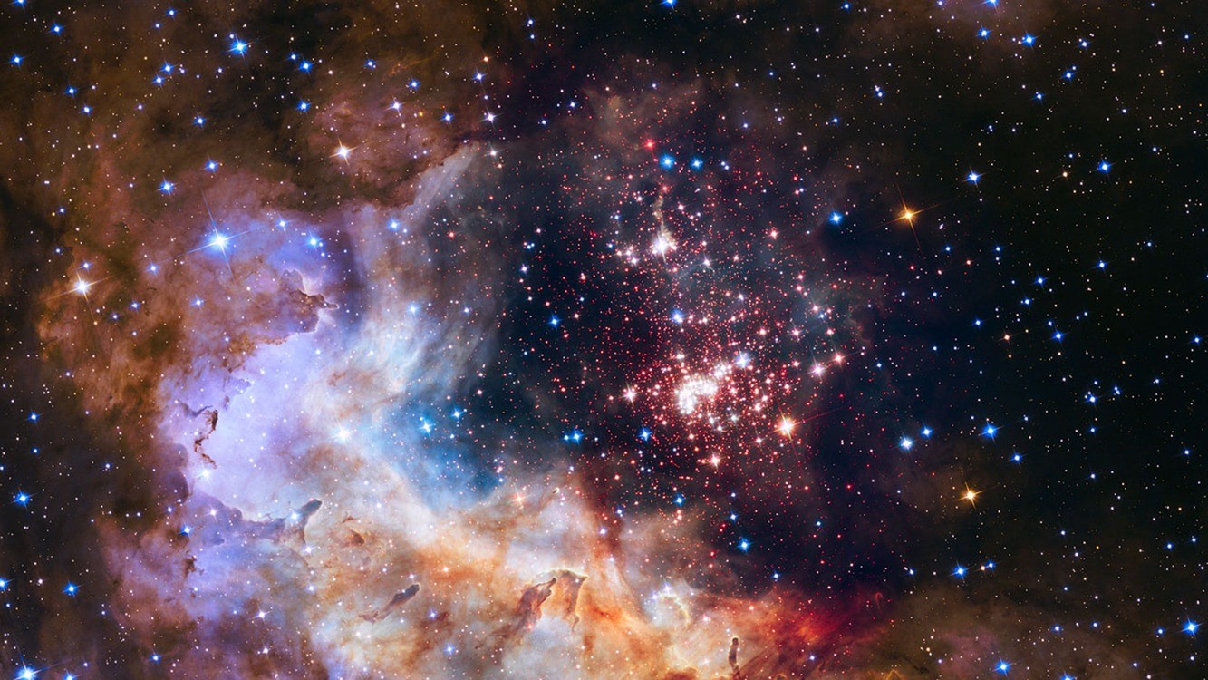 Звездное скопление Westerlund 2. Фото с телескопа Хаббл