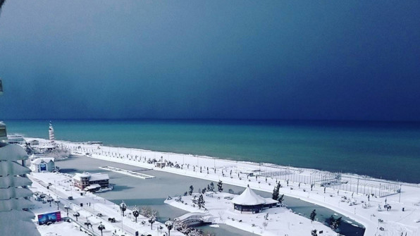 Сніг в Батумі