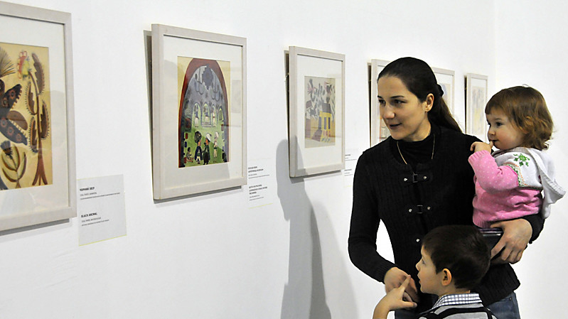 Выставка работ Марии Примаченко в "Мистецьком Арсенале" продлится до 13 марта