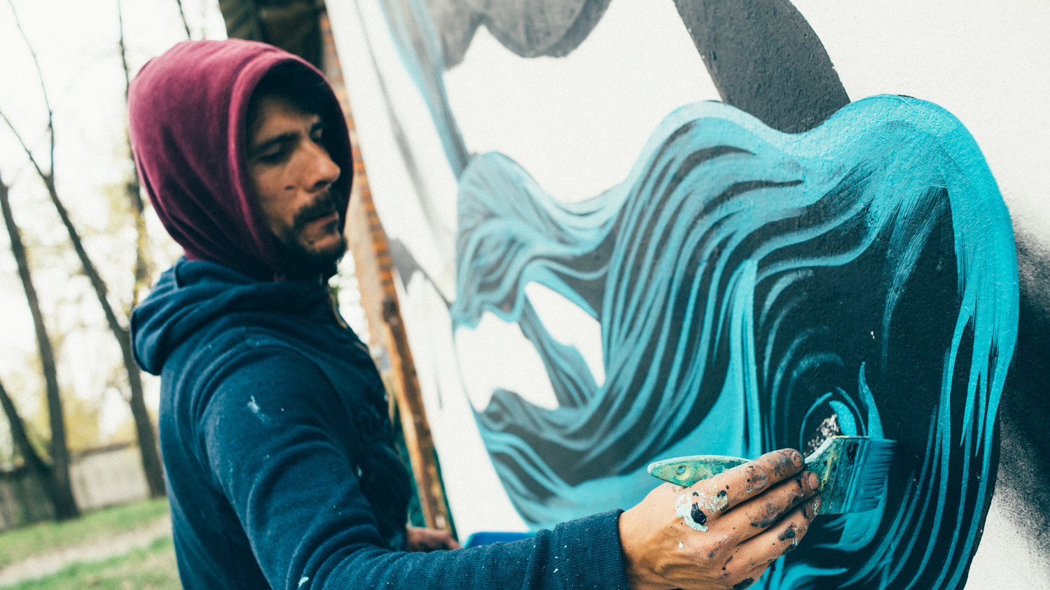 Мурал у Чорнобилі