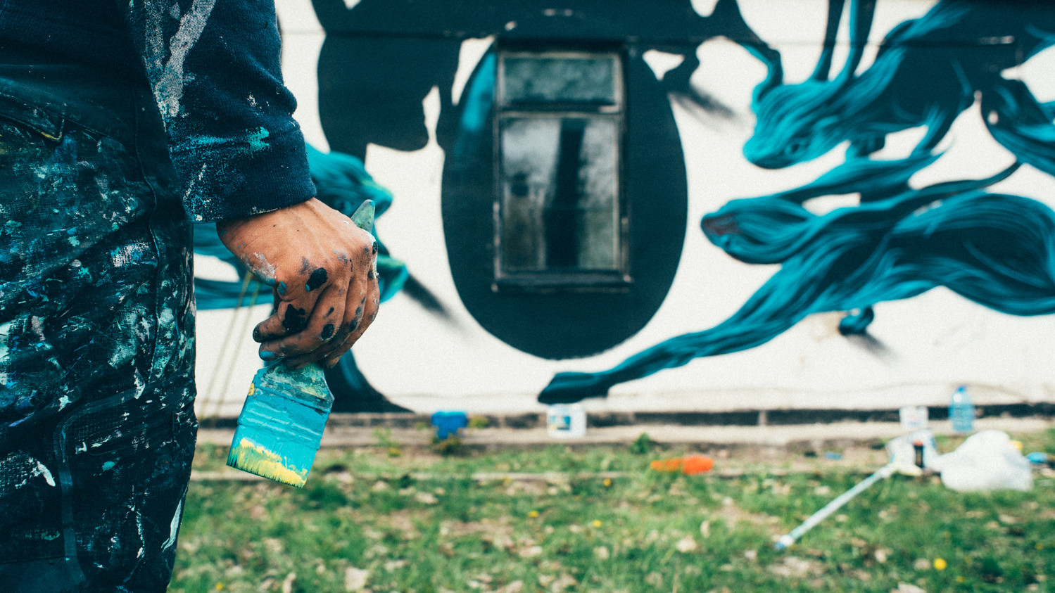 Мурал у Чорнобилі