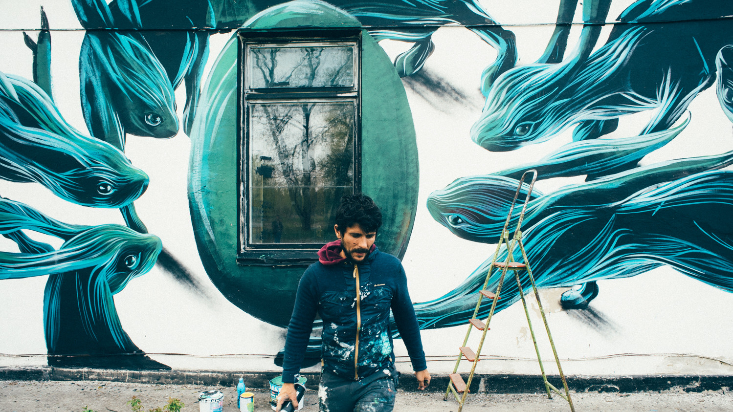 Мурал у Чорнобилі