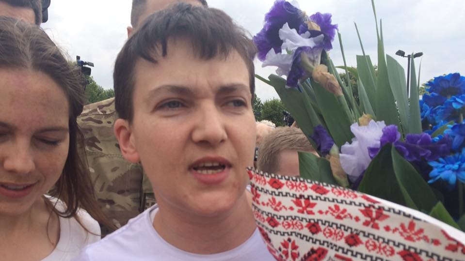 Савченко вернулась в Украину