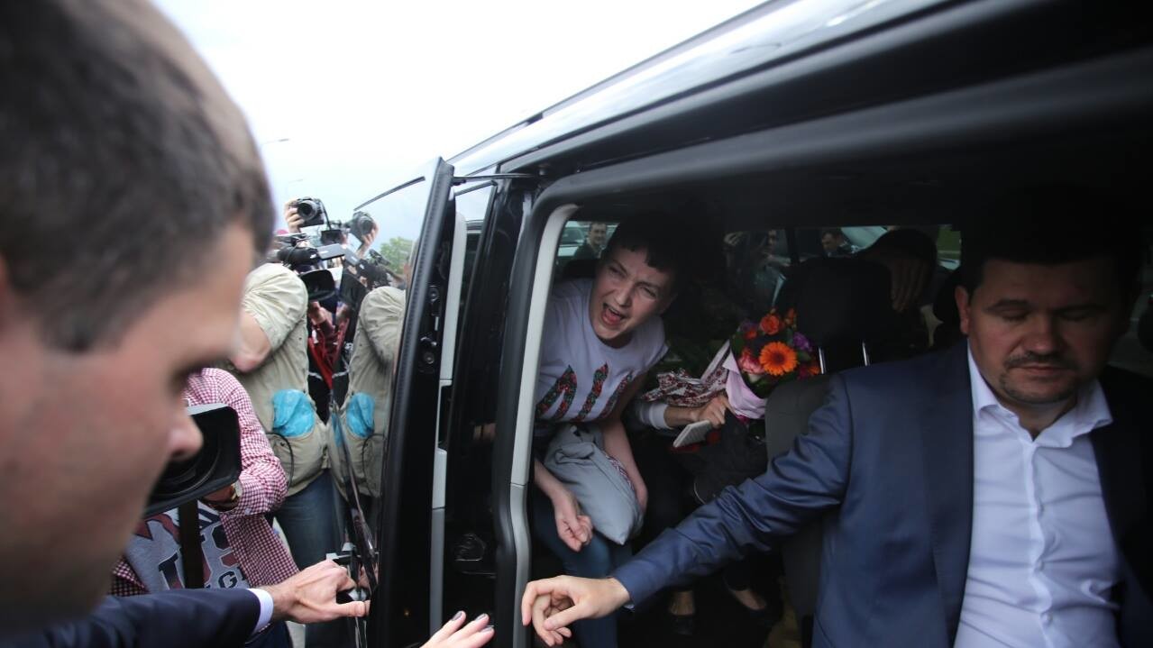 Савченко вернулась в Украину