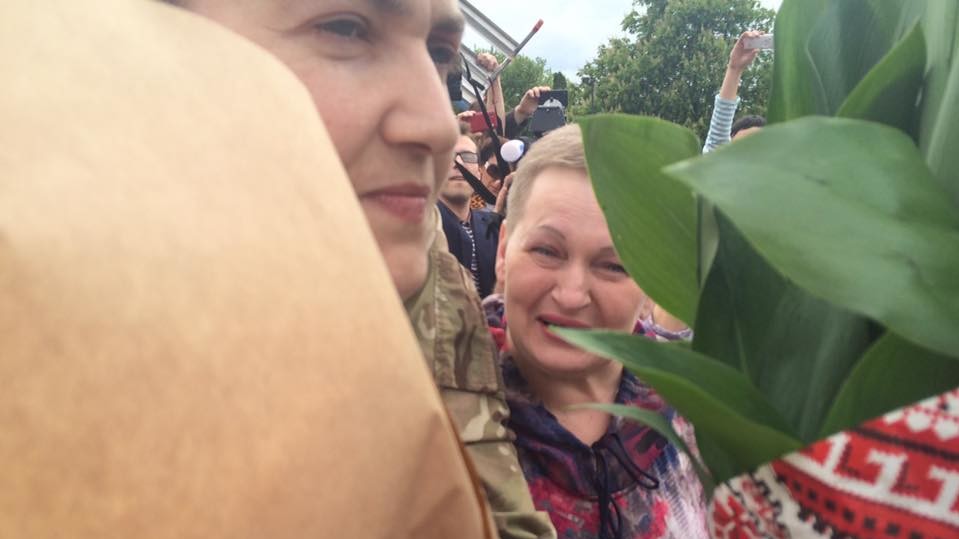 Савченко вернулась в Украину