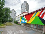 Новый мурал в Киеве находится по адресу Оболонский проспект, 2-Б