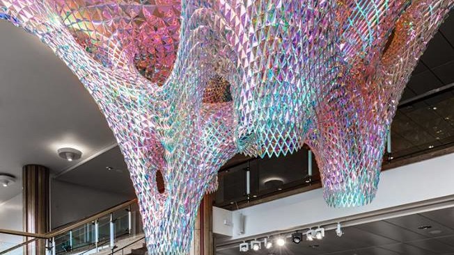 Інсталяція у вигляді серця знаходиться в Southbank Centre