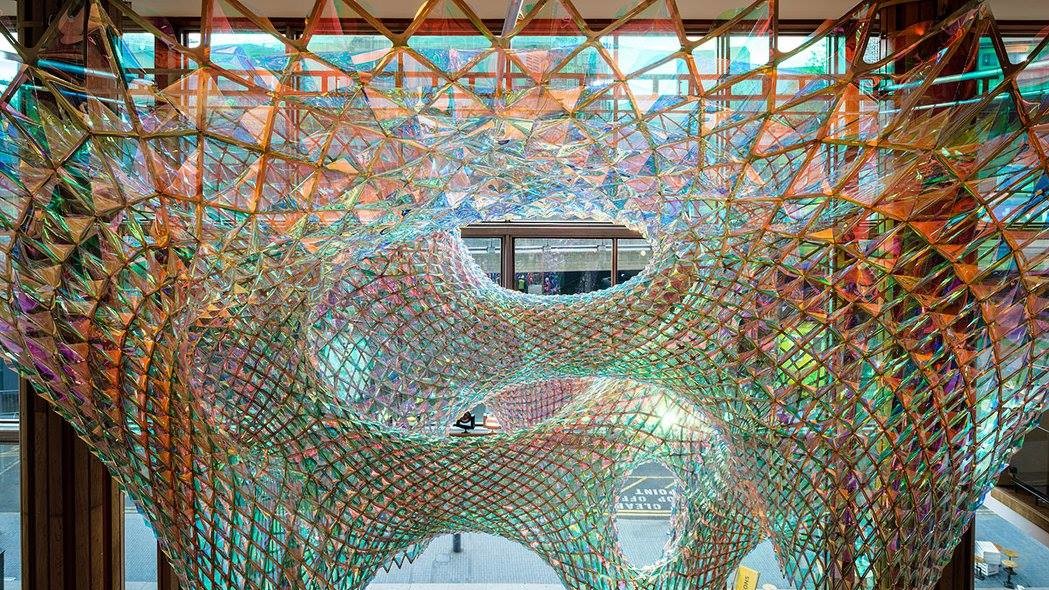 Інсталяція у вигляді серця знаходиться в Southbank Centre