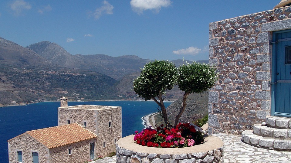 5. Район Мані на острові Пелопоннес.