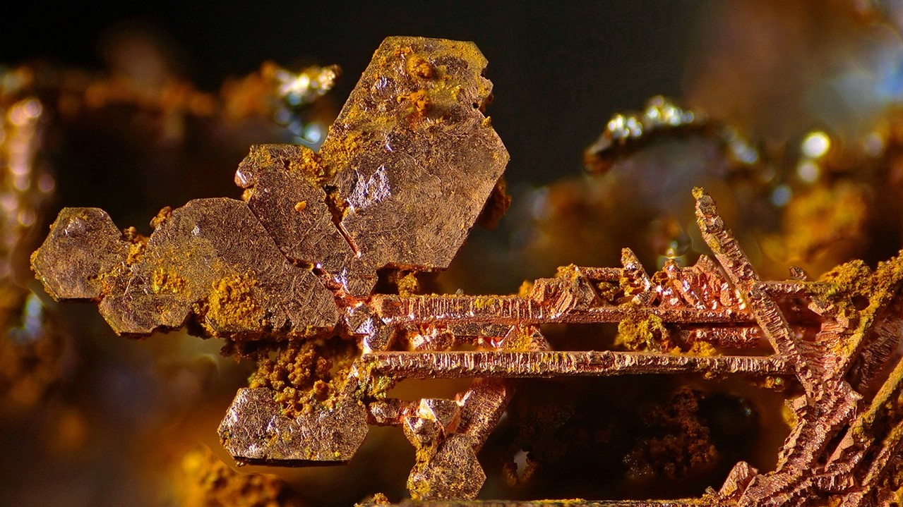 Кристали міді. Фото: Оноре Сосеро Ла Парра