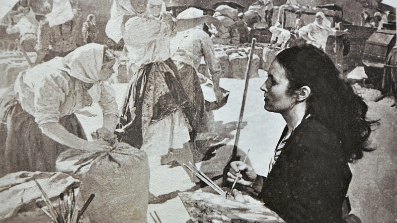 Так виглядала художниця в молодості