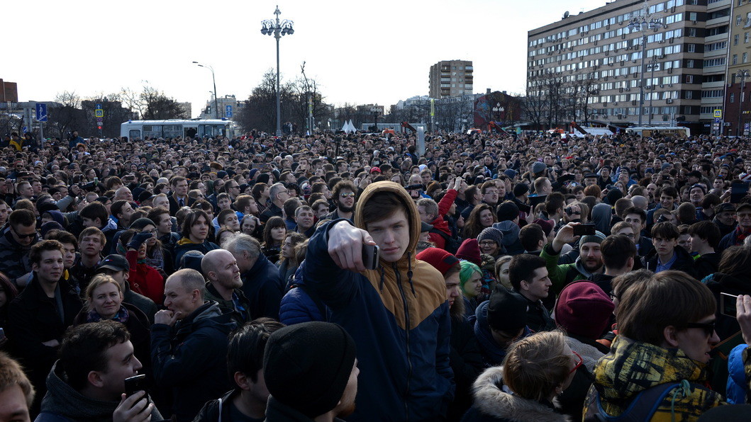 У Росії пройшли масштабні протести антикорупційні