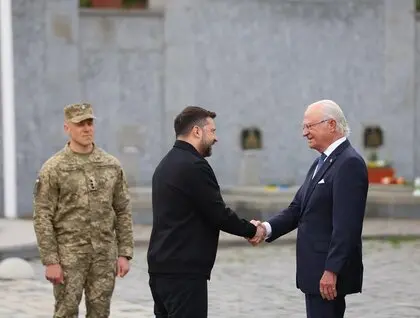 Король Швеції Карл XVI Густав приїхав з візитом в Україну