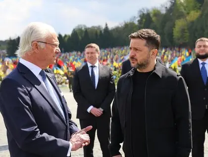 Король Швеції Карл XVI Густав приїхав з візитом в Україну