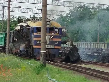 У Запоріжжі російський безпілотник влучив в електровоз