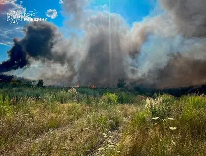 Під Києвом другий день горить сміттєзвалище. Пожежа перекинулась на ліс