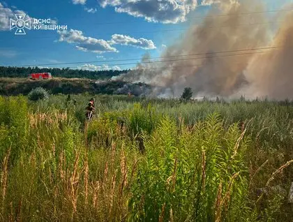 Під Києвом другий день горить сміттєзвалище. Пожежа перекинулась на ліс