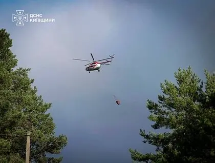 На Київщині вирує масштабна лісова пожежа