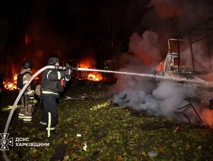 Унаслідок нічної атаки на Харків одна людина загинула, шестеро постраждали: фото наслідків