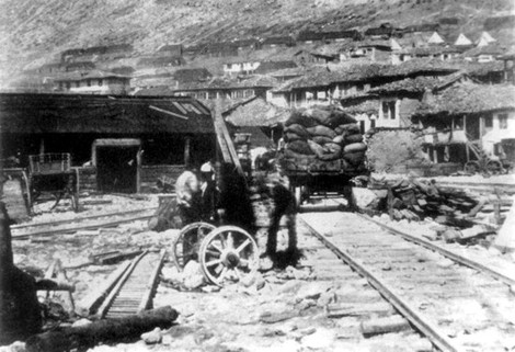 Балаклавская железная дорога, возведенная британцами во время Крымской войны