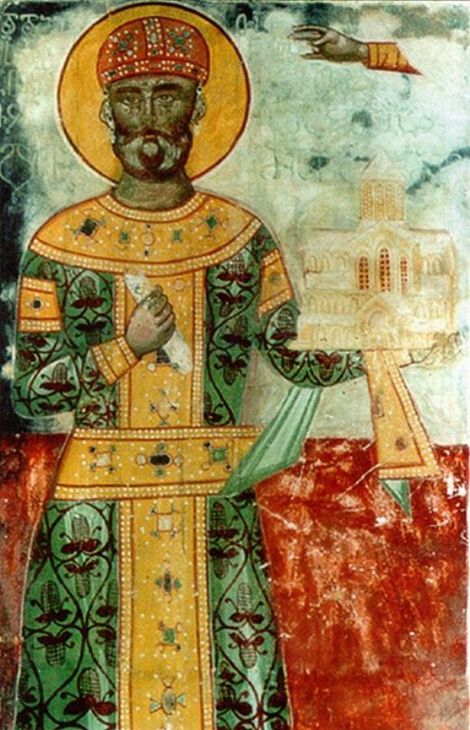 Давид IV Строитель. Грузинская икона